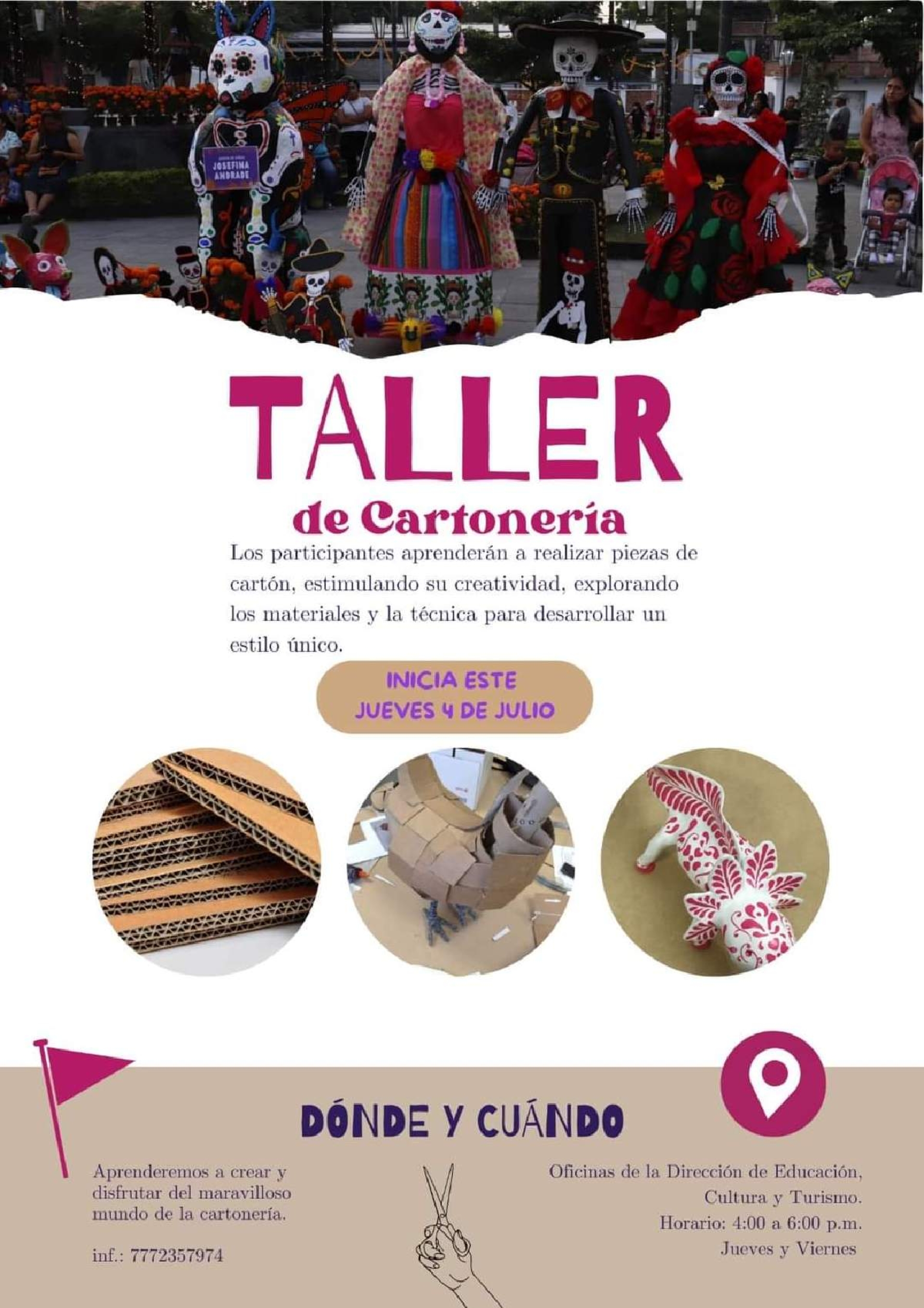 Invitan a taller de cartonería en Coatetelco