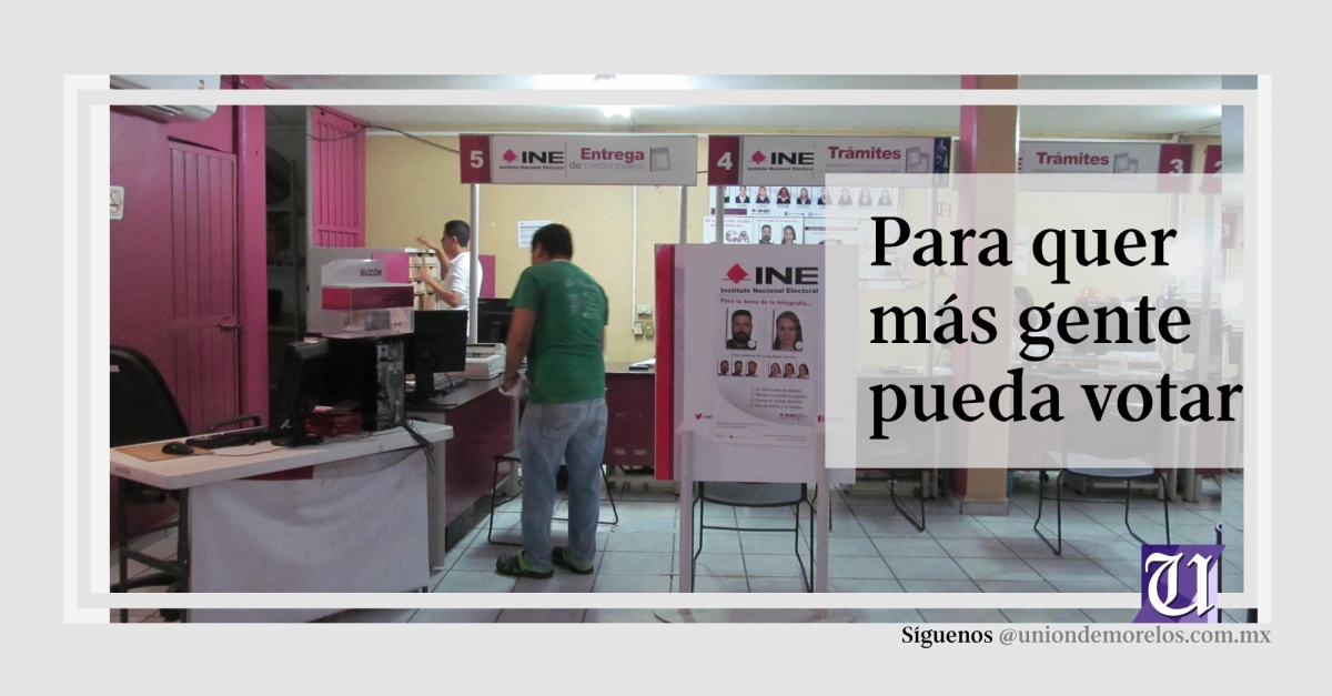 Amplían plazos para obtener la credencial de elector