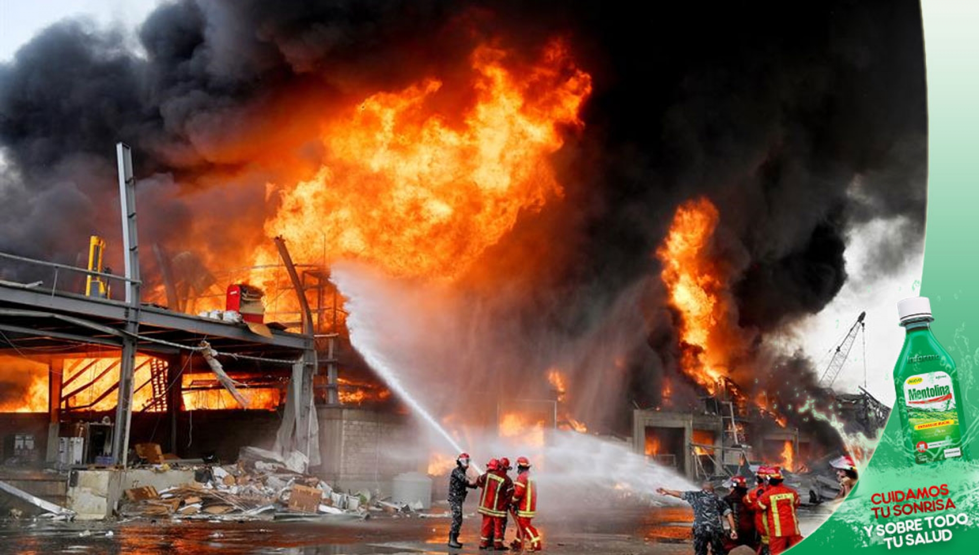 Se registra gran incendio en Beirut, semanas después de la devastadora explosión