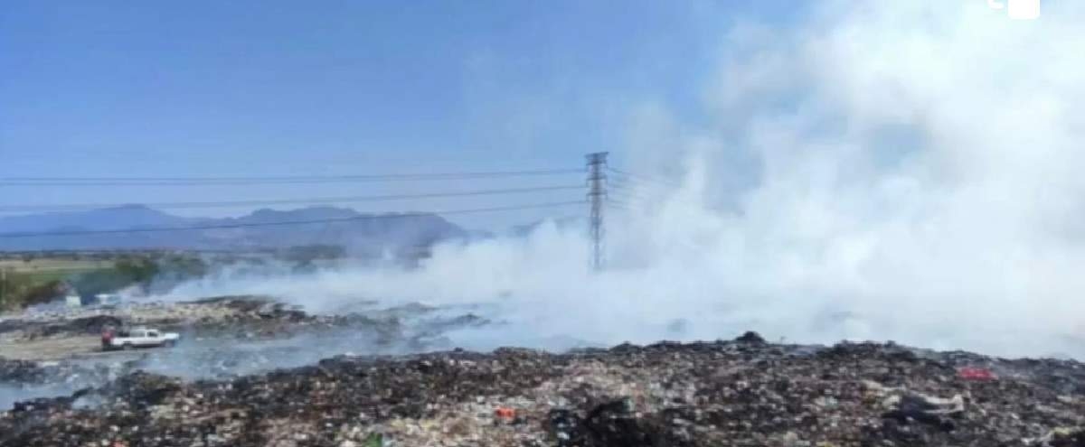 Procederán contra autoridades por incendio en basurero de Amacuzac