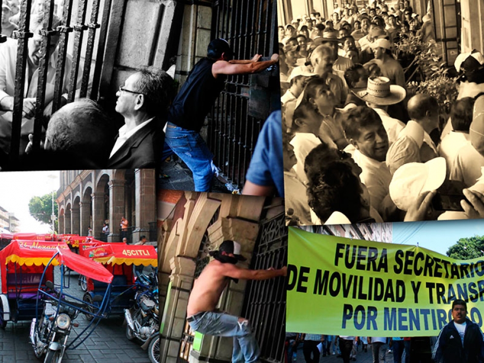 Deja caos marcha de transportistas