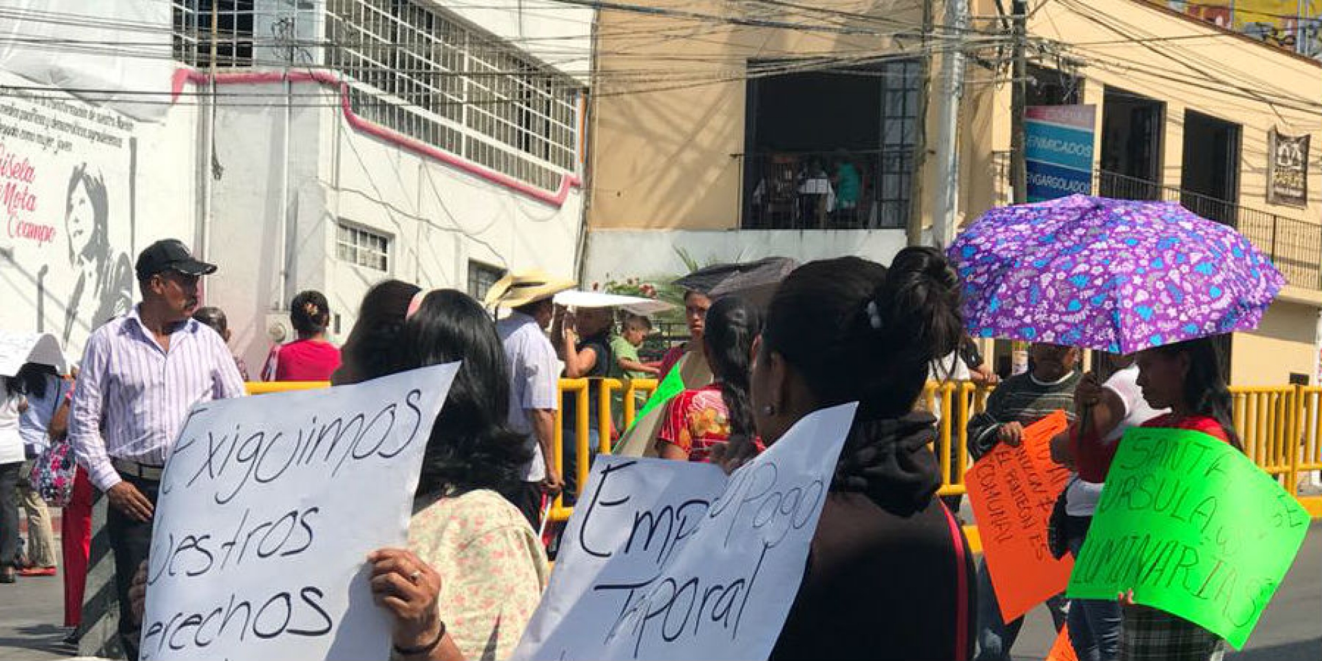 Se manifiestan en Temixco para exigir abasto de agua potable en la colonia Santa Úrsula