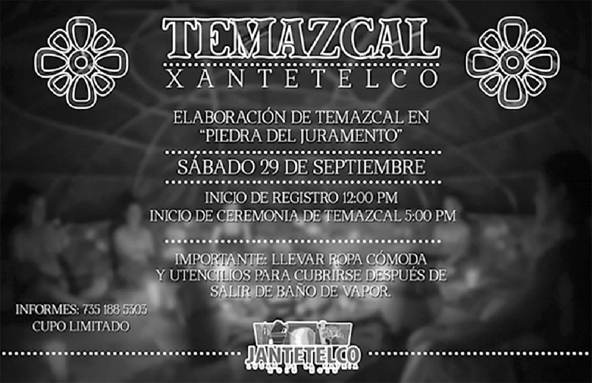Invitan al  taller “Temazcal Xantetelco”