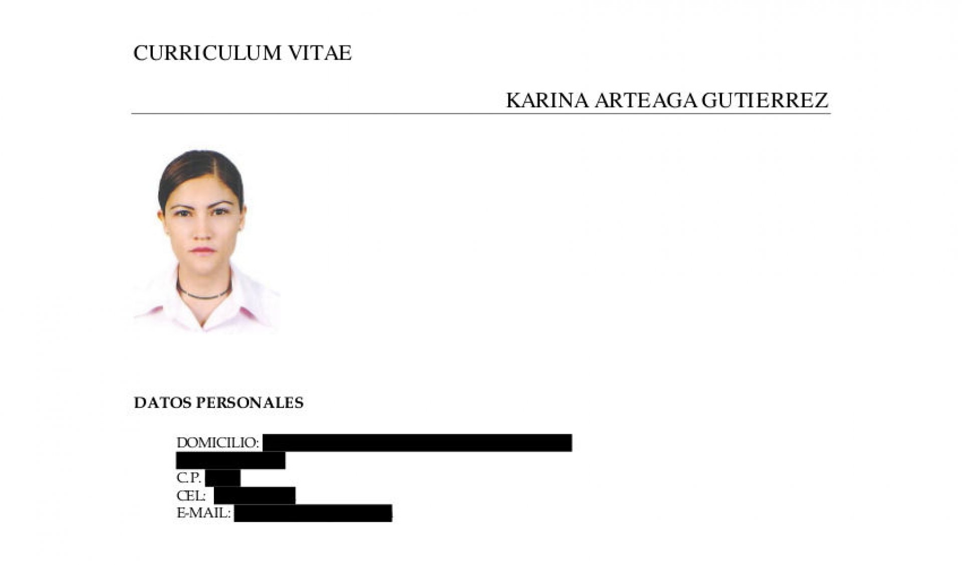 Evidentes, las irregularidades en pensión de Karina Arteaga