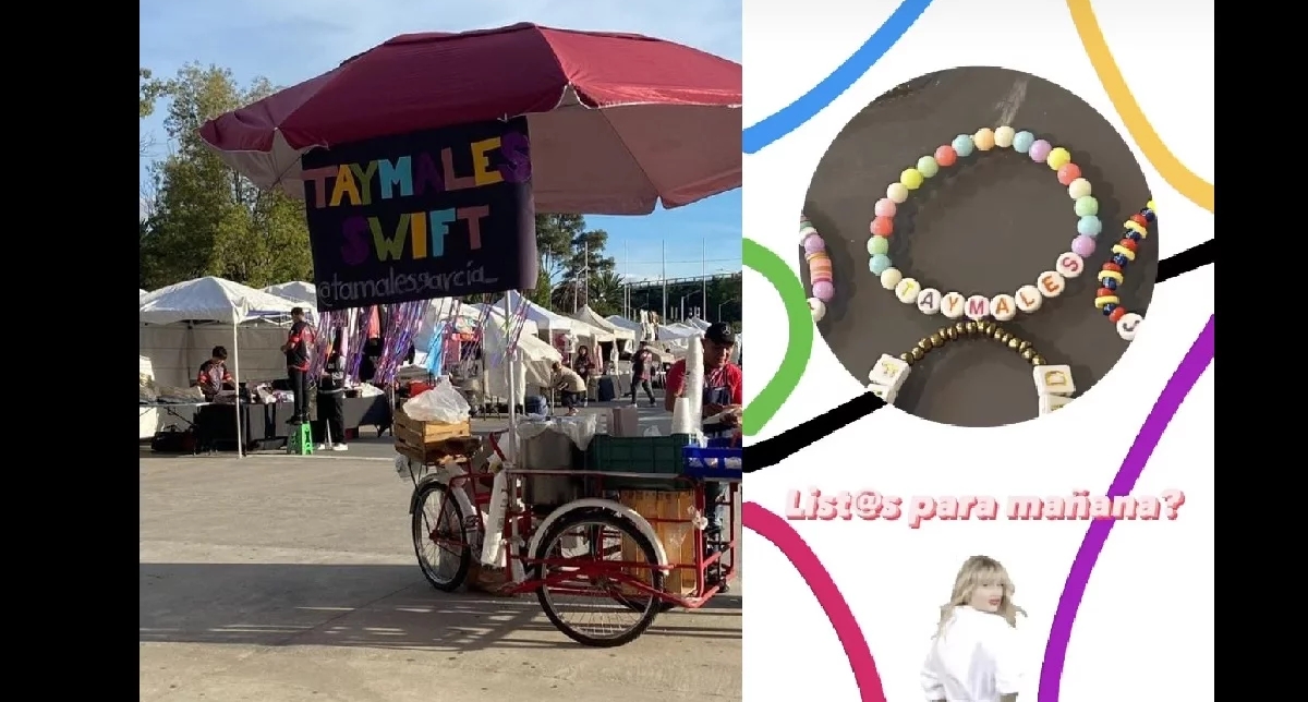 Del 'cardigan' al tamal: Comerciantes venden 'taymales' en Foro Sol