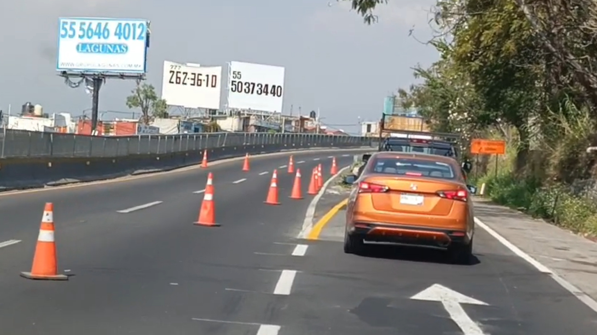 Intenso tráfico en autopista México-Acapulco