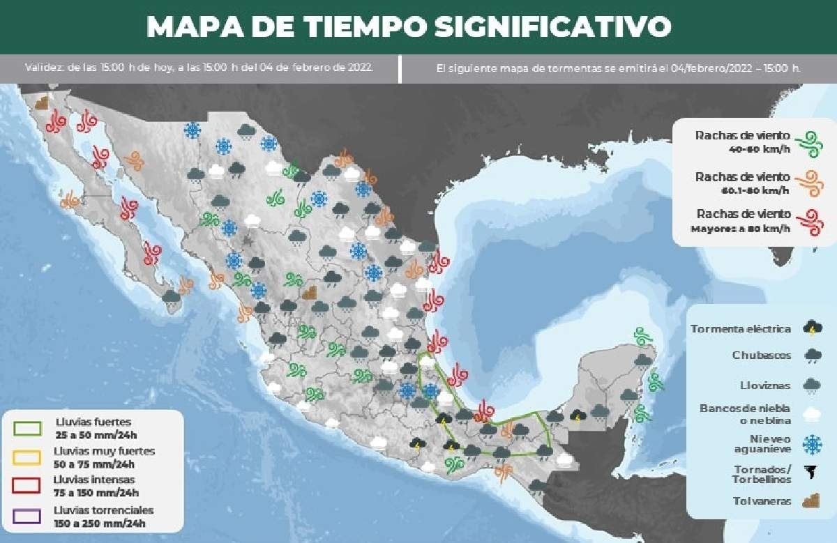 Habrá tiempo estable el fin de semana   en Morelos