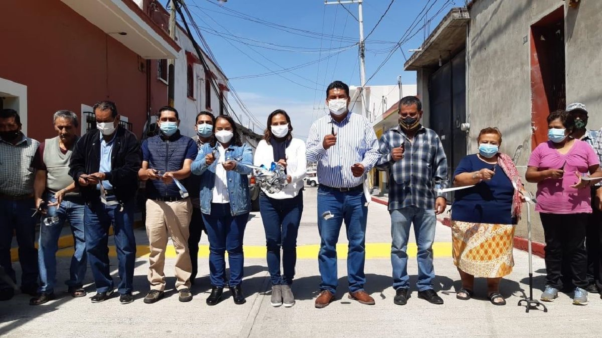 Entrega alcalde de Yecapixtla obras en la cabecera municipal