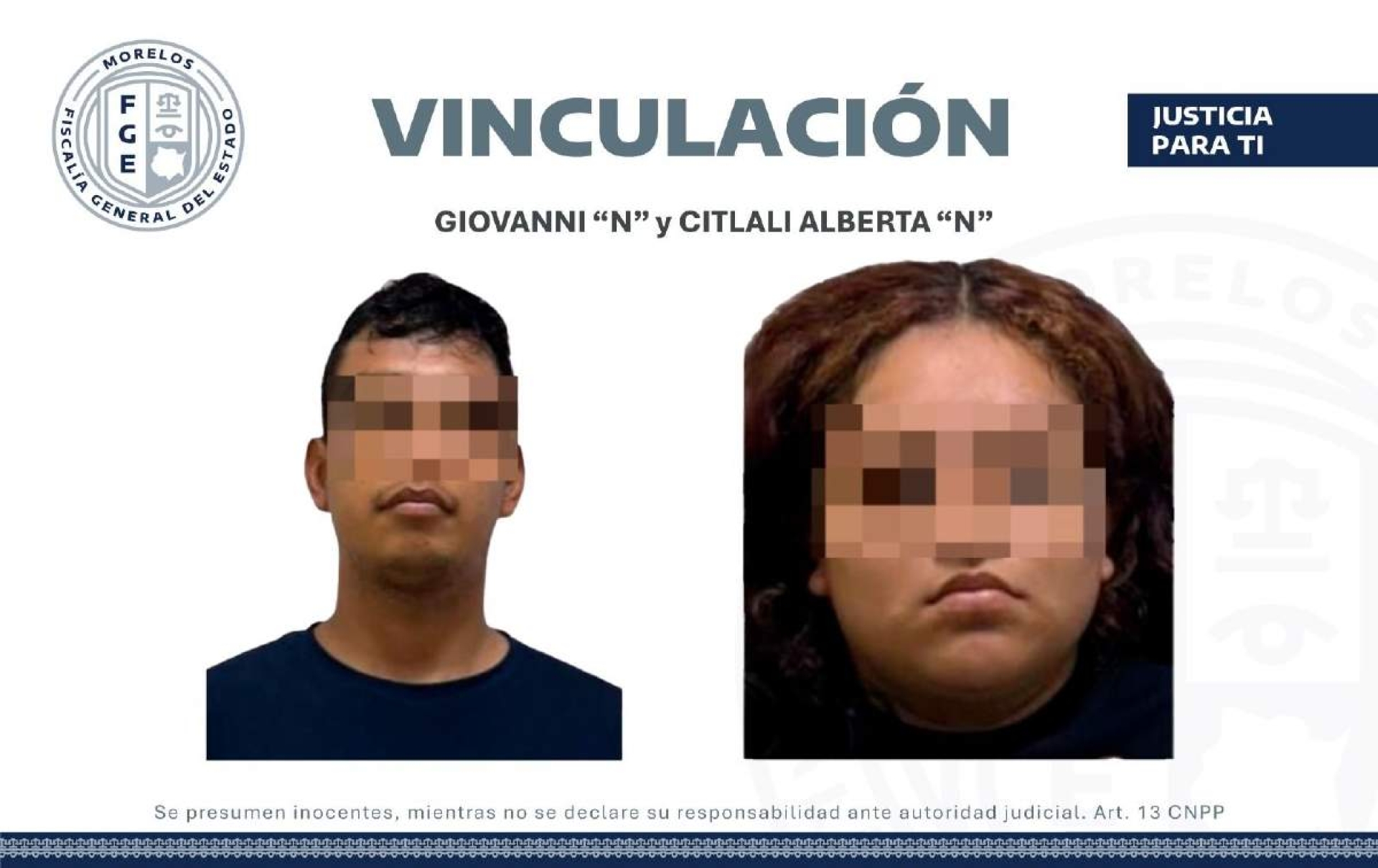 A proceso, pareja acusada de asaltar un minisúper