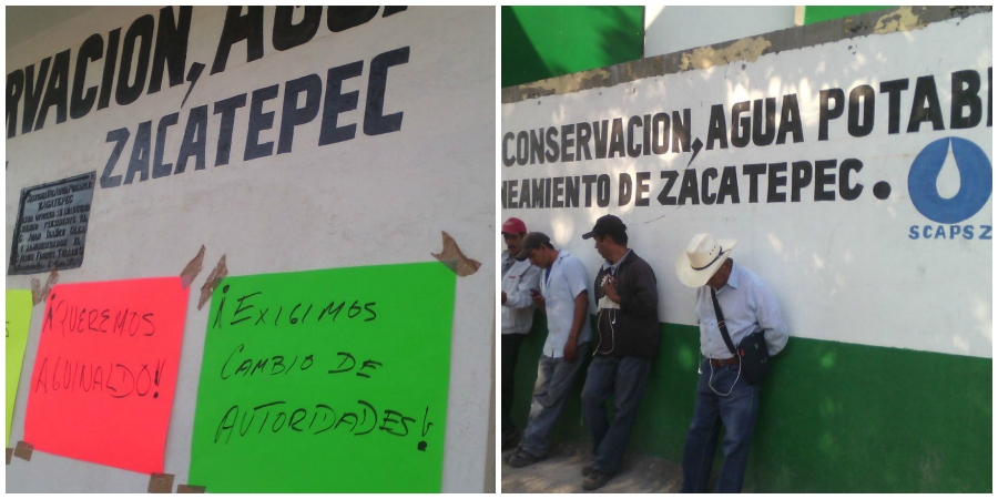 Toman las instalaciones del sistema de agua potable en Zacatepec