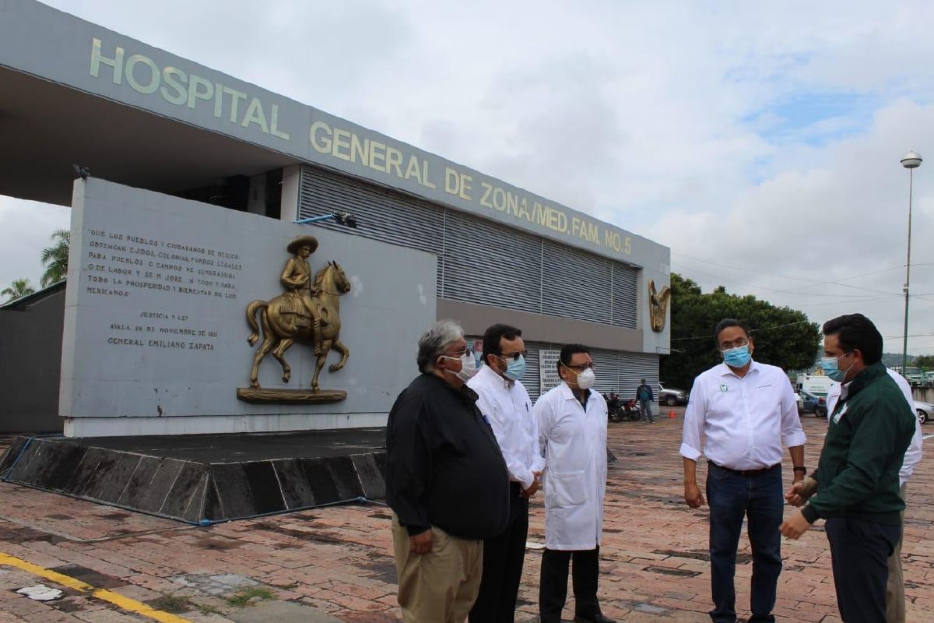 Zoé Robledo supervisó obras del IMSS en Morelos