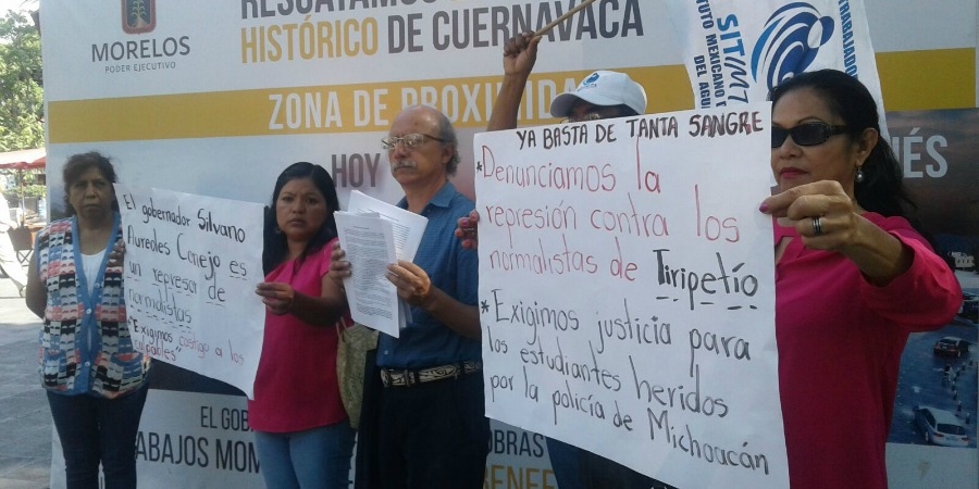 Se pronuncian MMB y Pacto por la Soberanía Alimentaria en respaldo a normalistas de Tiripetío