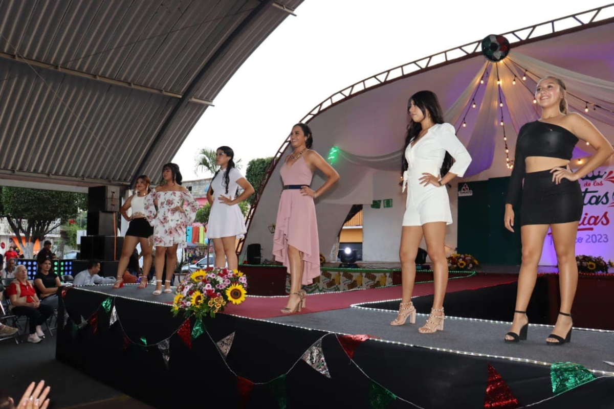 Presentan a las 6 candidatas a Reina de las 'Fiestas Patrias Temixco 2023'
