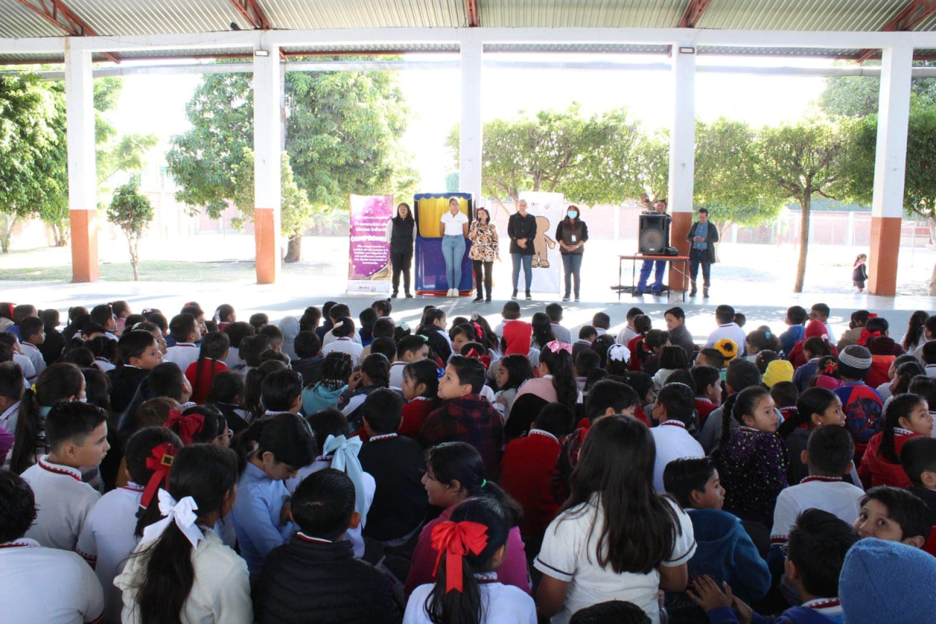 Concluyen 30 presentaciones de 'El lobo no está' para la protección infantil en Temixco