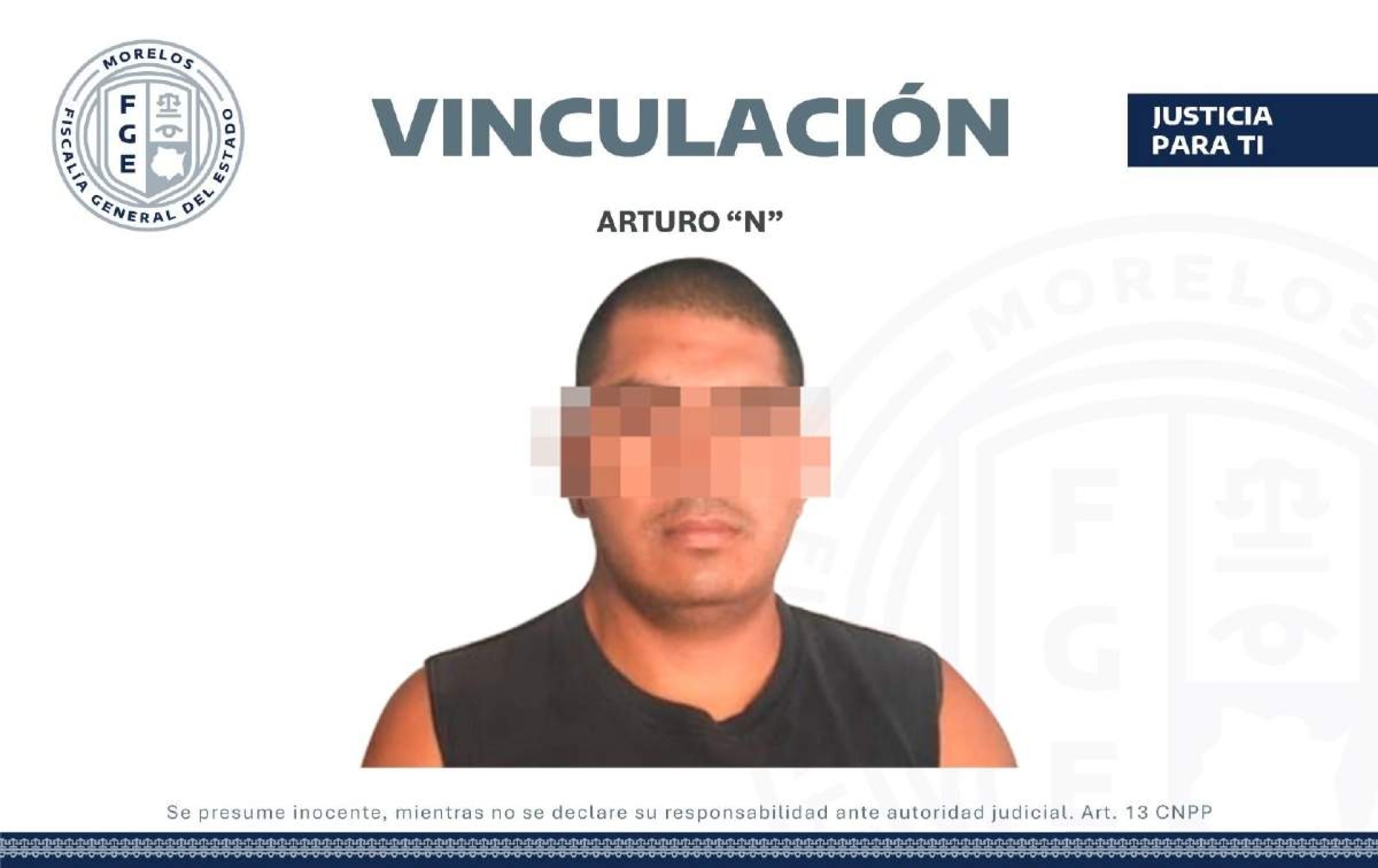 A proceso, individuo acusado de violación