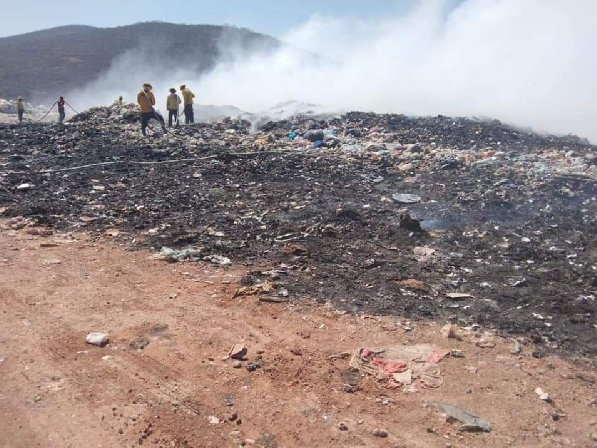 Se incendia el basurero municipal de Tlaltizapán