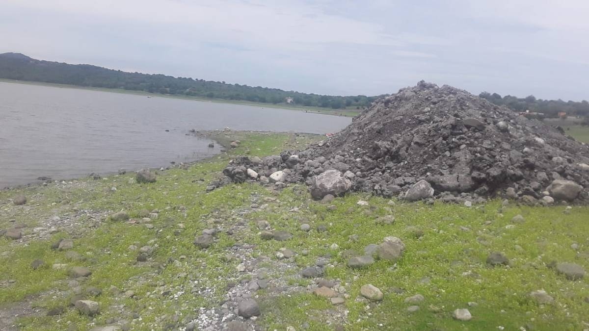 Comenzó la reparación del embalse de El Rodeo