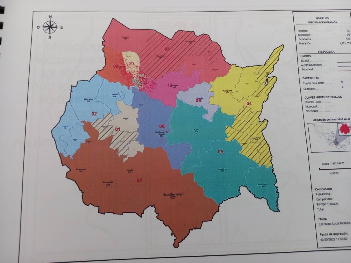 Avanza propuesta de redistritación electoral
