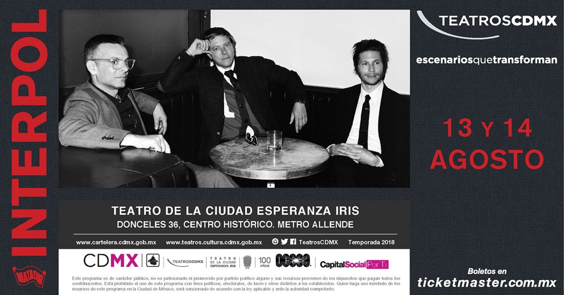 Interpol regresa a la CDMX