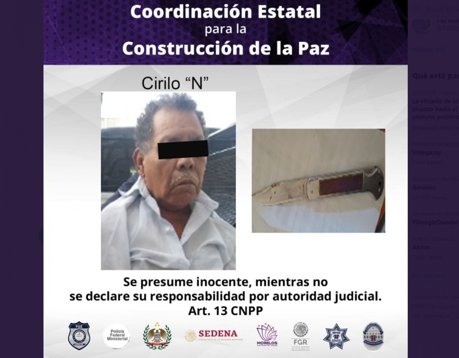 Hirió con una navaja a su vecino