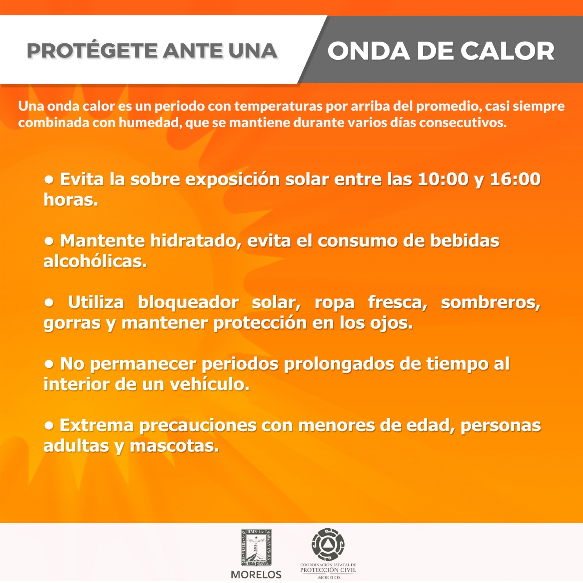 Alerta por llegada de segunda ola de calor