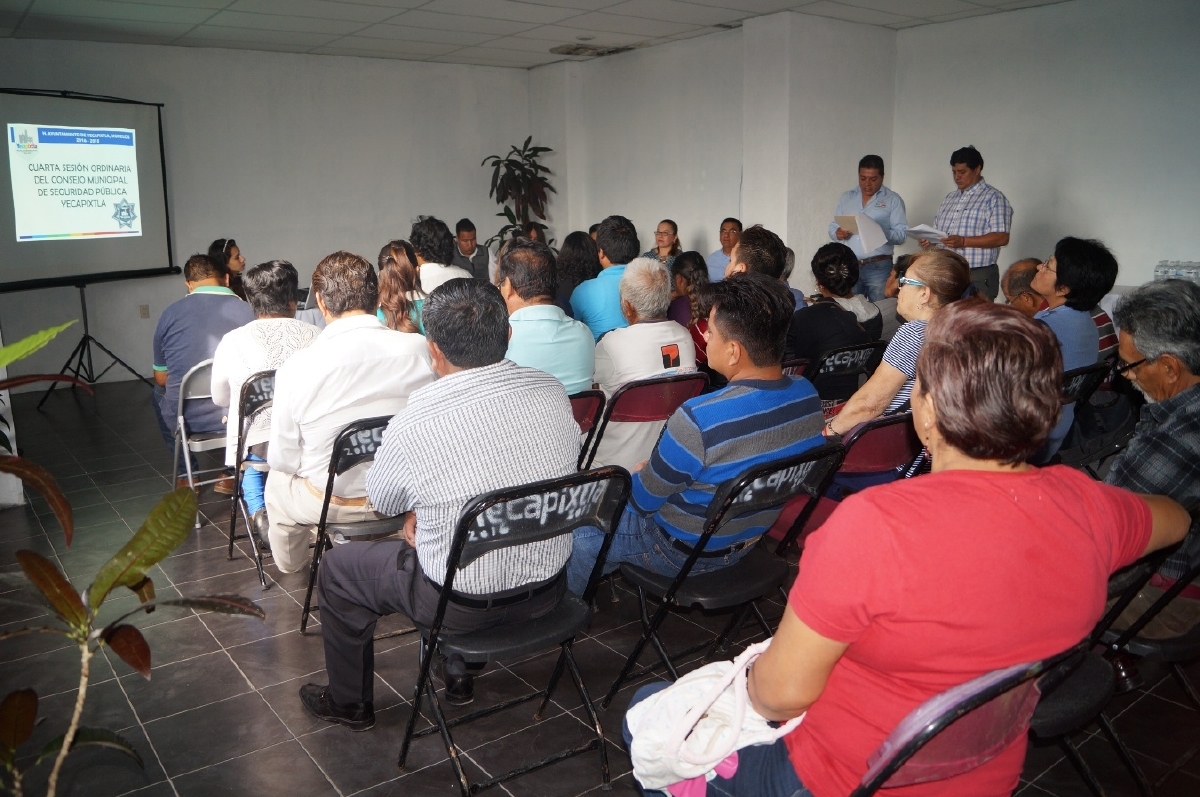 Realizan la cuarta sesión ordinaria del Consejo de Seguridad Pública de Yecapixtla