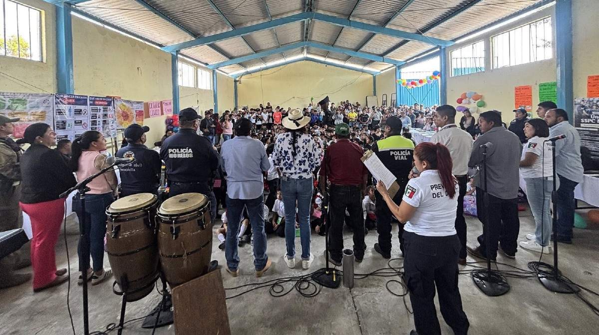 Realizan Feria de la Prevención en la comunidad de Tecajec