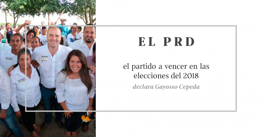 El PRD, partido que cumple y da resultados: Rodrigo Gayosso