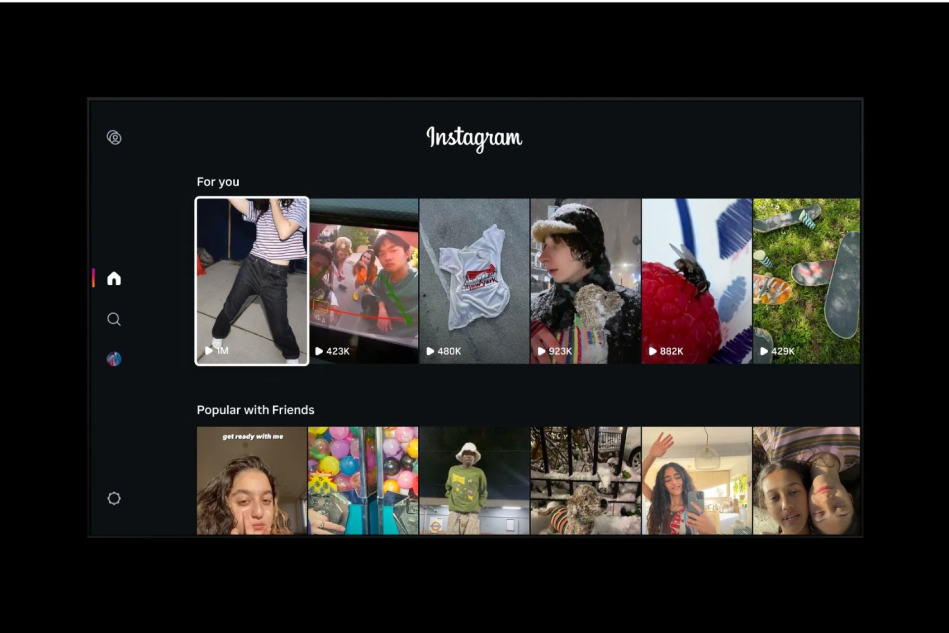 Instagram lleva los Reels a la televisión con una nueva app