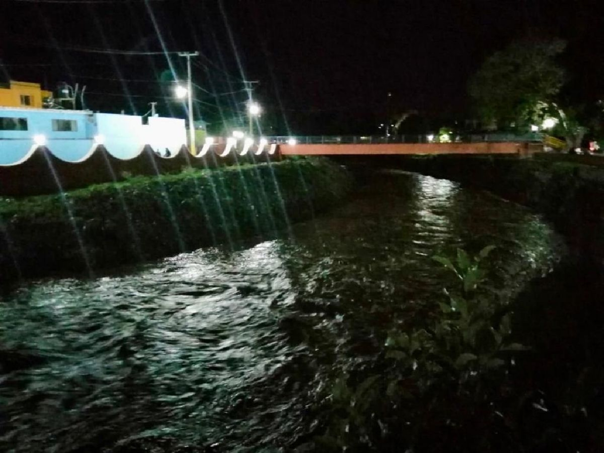 Rebasada, barranca de San Carlos por las lluvias