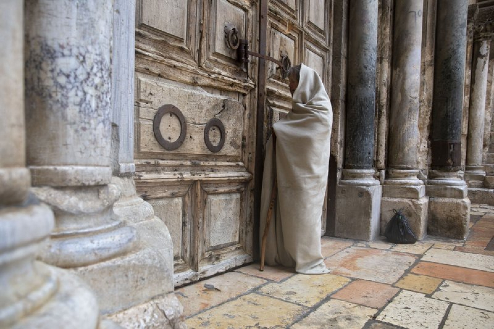 FOTO: Un Viernes Santo inédito en Jerusalén