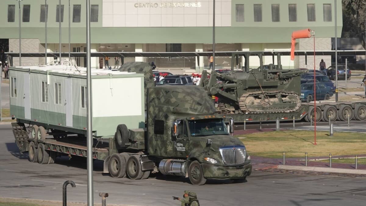 Sedena envía primer convoy con materiales y maquinaria para construcción del Tren Maya