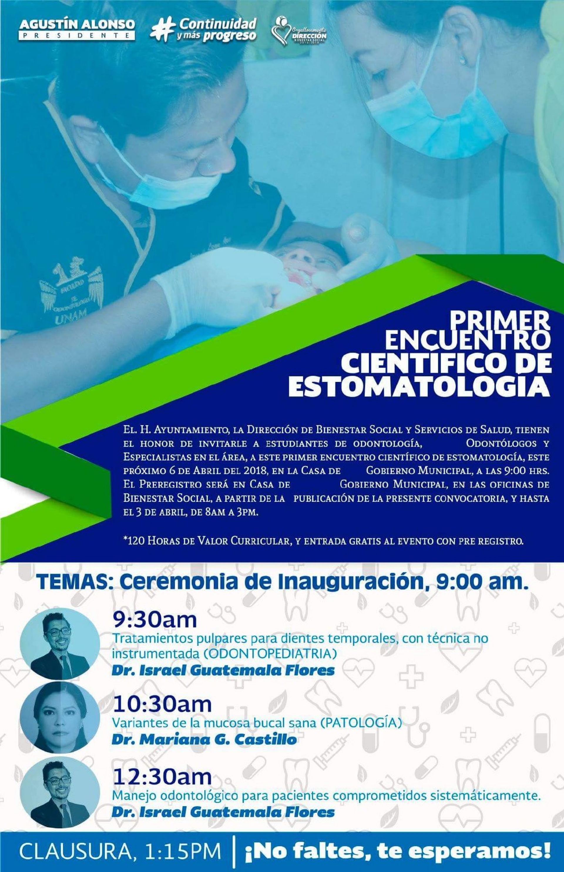Invitan a estudiantes de odontología al primer encuentro científico de estomatología