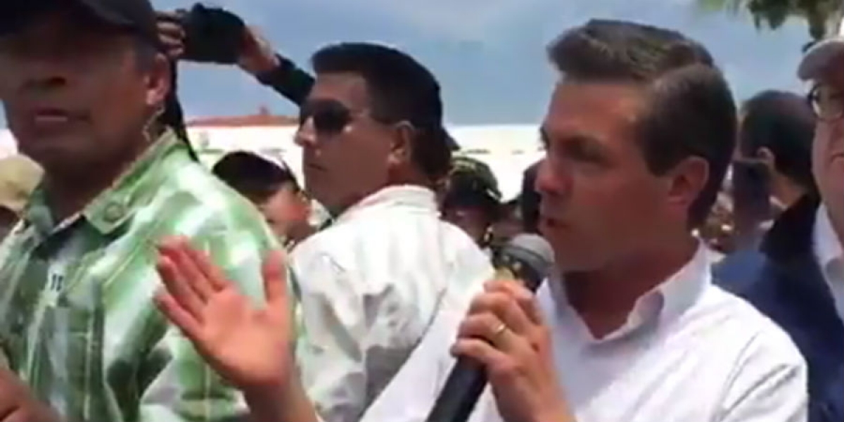 Recorre EPN zona afectada por el sismo en Jojutla