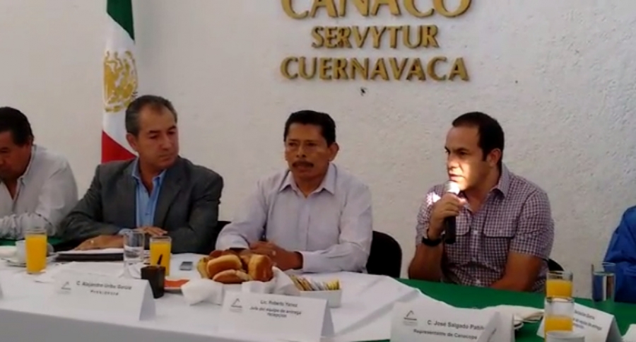 Se reúne el alcalde electo de Cuernavaca con empresarios; presenta proyecto de seguridad
