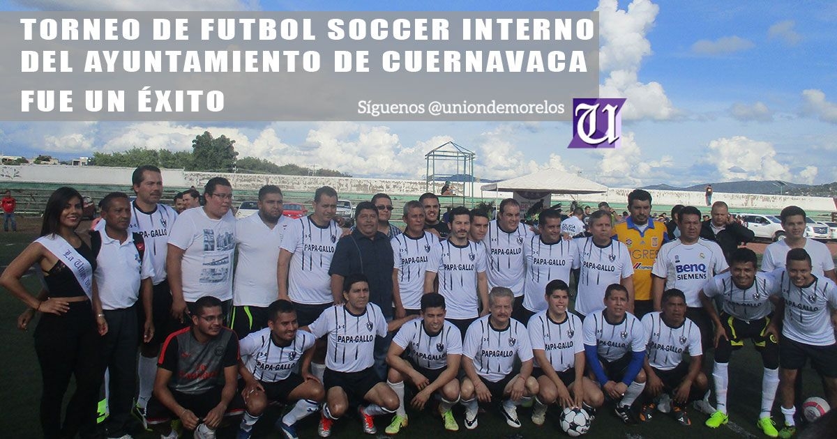 Presidencia, campeón del Torneo Interno del Ayuntamiento de Cuernavaca