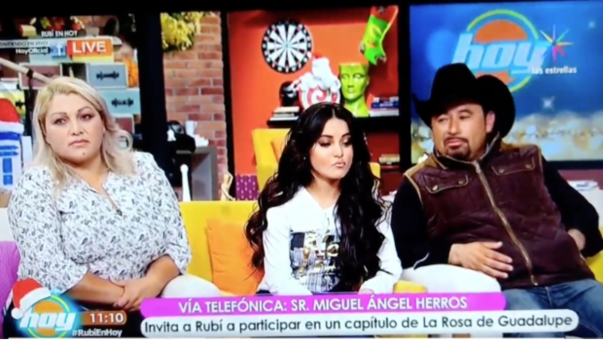 Quiere Televisa que Ruby protagonice capítulo de La Rosa de Guadalupe