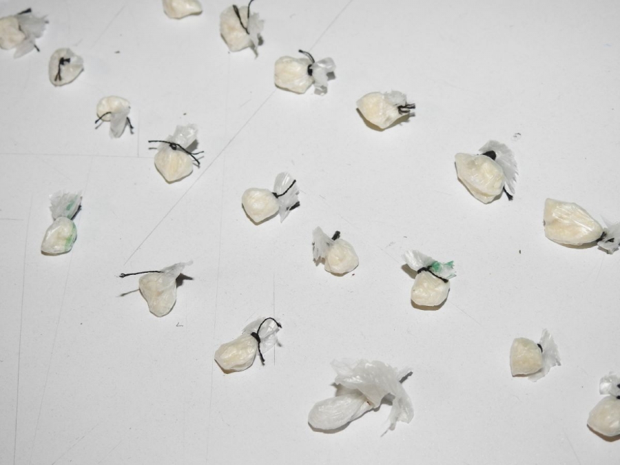 Le habrían hallado 27 dosis de cocaína