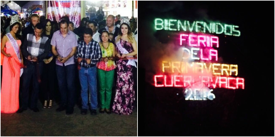 Inauguran la Feria de la Primavera Cuernavaca 2016