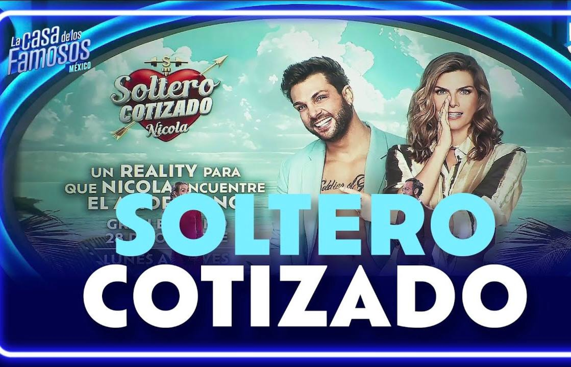 Televisa presenta "Soltero Cotizado" para encontrar el amor de Nicola Porcella.
