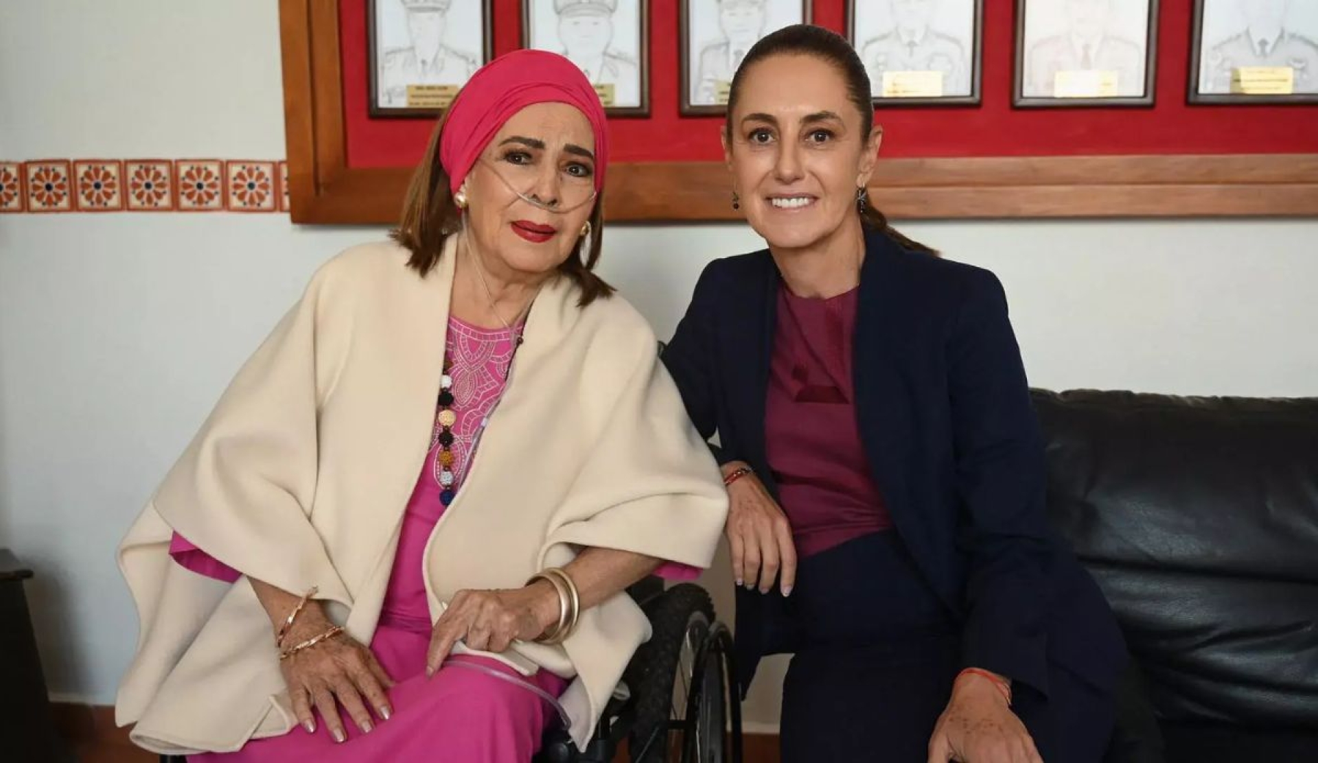 Elsa Aguirre, ícono del Cine de Oro mexicano, reconocida por Claudia Sheinbaum