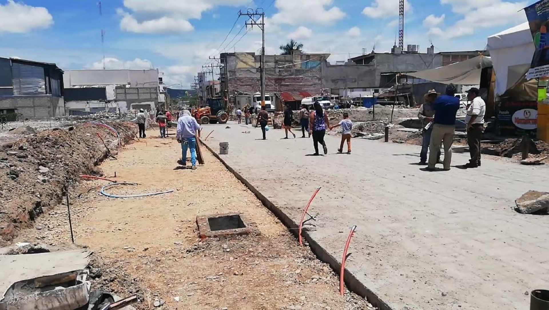 Reconstrucción de locales de la avenida Constitución del 57 corresponde a propietarios: Secretaría de Obras Públicas