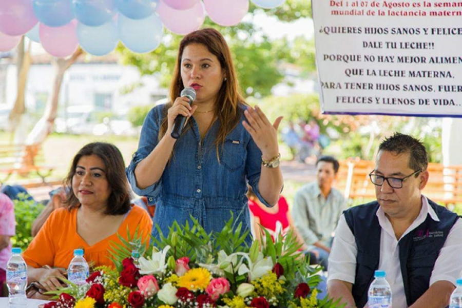 Conmemoran la Semana Mundial de la Lactancia Materna en Axochiapan