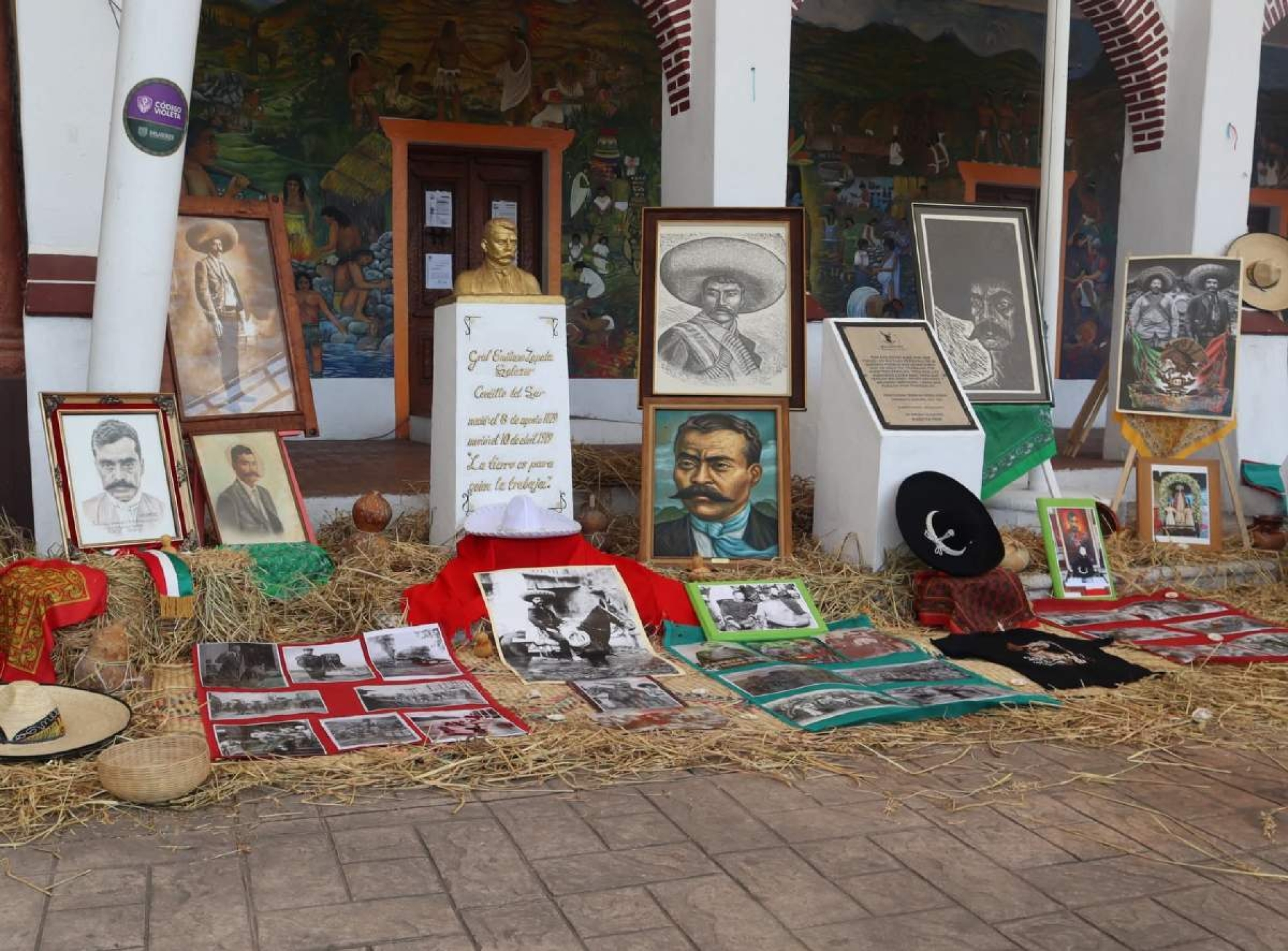 Mazatepec conmemora 146 años del natalicio de Zapata