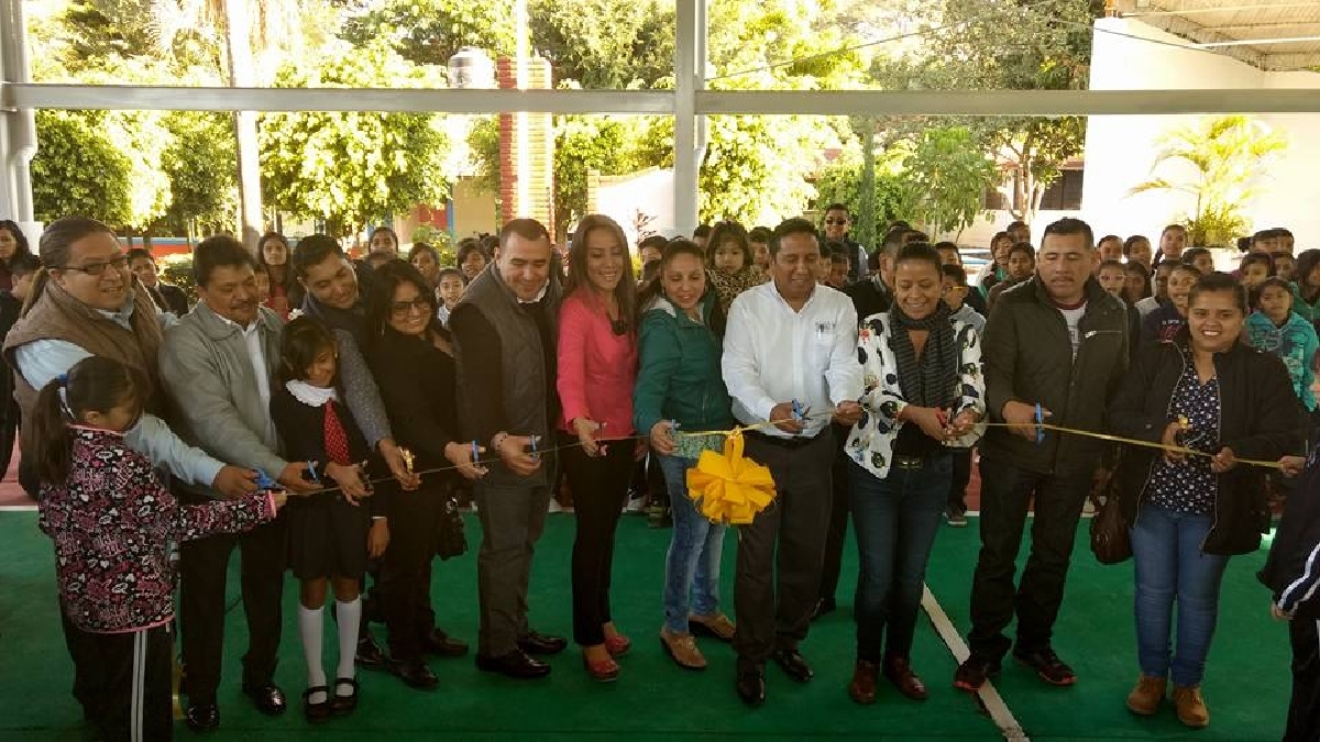 Se inauguró la techumbre de la primaria Carlos Pérez Guerrero de Cocoyoc