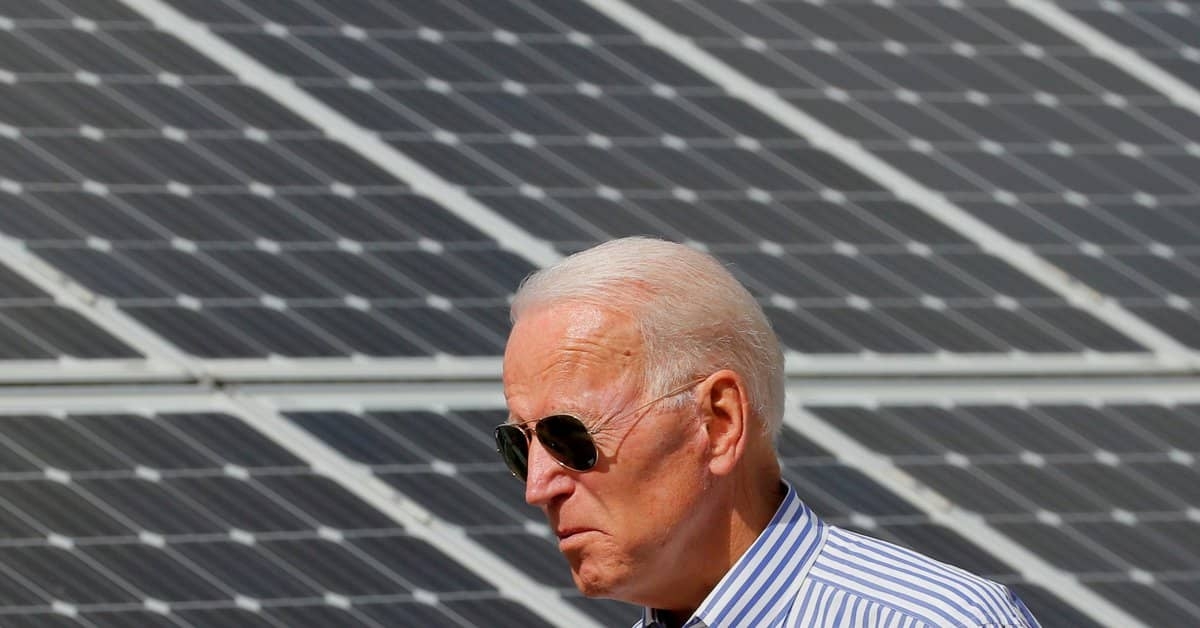 Joe Biden prevé que el sol genere 45% de la electricidad de Estados Unidos para el 2050