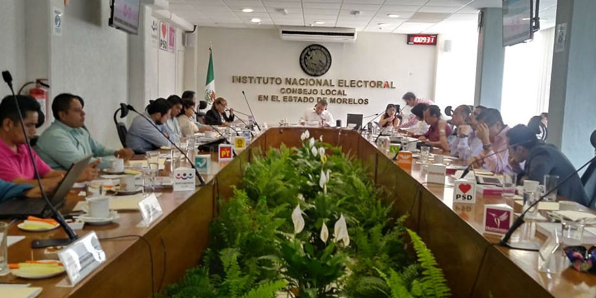 Llevan a cabo sesión ordinaria del Consejo Local del INE Morelos