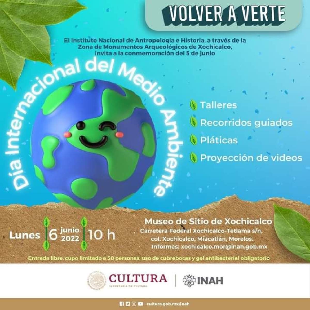 Museo de Xochicalco conmemorará Día del Medio Ambiente