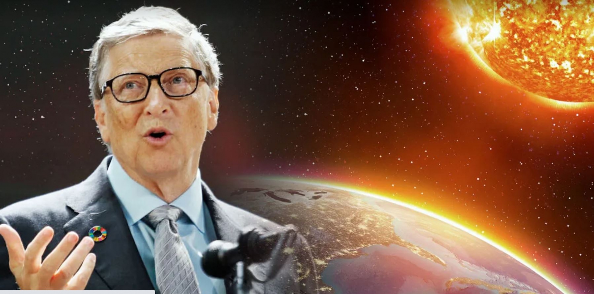 Bill Gates planea tapar el Sol para enfriar la Tierra