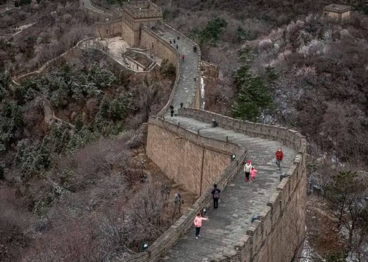 Colapsa una sección de la Gran Muralla china